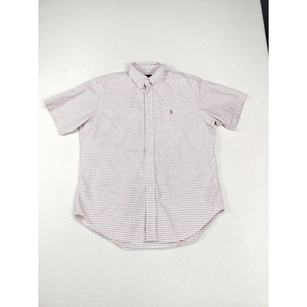 Ralph Lauren Shirt Mens Large Red White Blue Classiccore Normcore Flesh Pony‎